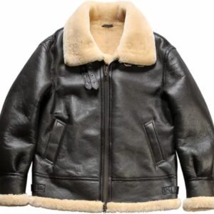 A-2 Black Bomber Leather Jacket