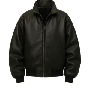 Men’s Premium Black Bomber Oversized Jacket