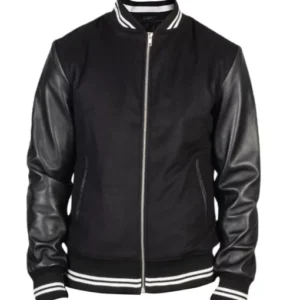 Harrison Black Varsity Jacket